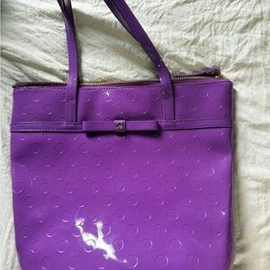 Purple Kate Spade Tote Bag